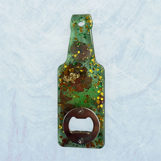 "Forest Sparkle" - Resin Bottle Opener - agoaleyourguide   10.0