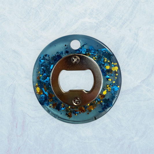 "Ocean Pop" – Resin Bottle Opener - agoaleyourguide   7.5