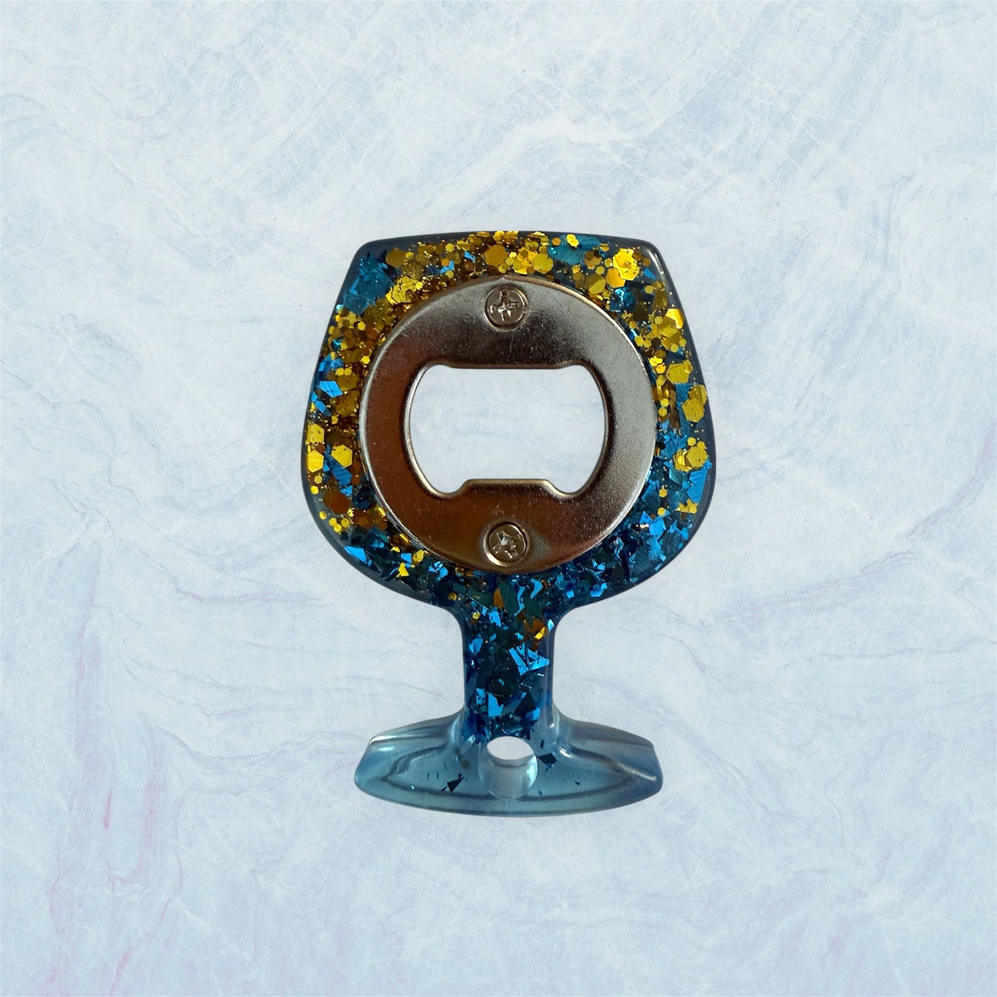 "Sky Bloom" – Resin Bottle Opener - agoaleyourguide   7.5