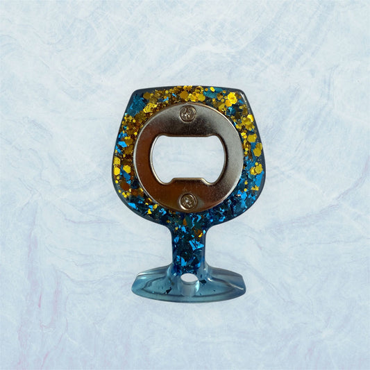 "Sky Bloom" – Resin Bottle Opener - agoaleyourguide   7.5
